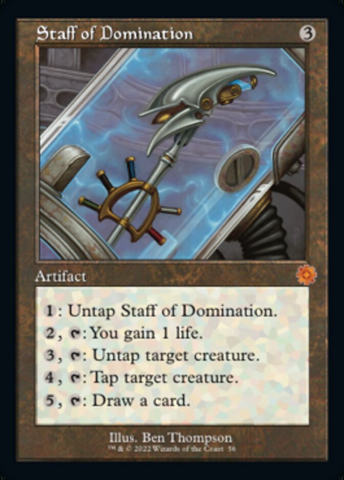 Staff of Domination (Retro) [The Brothers' War Retro Artifacts] | Exor Games Truro