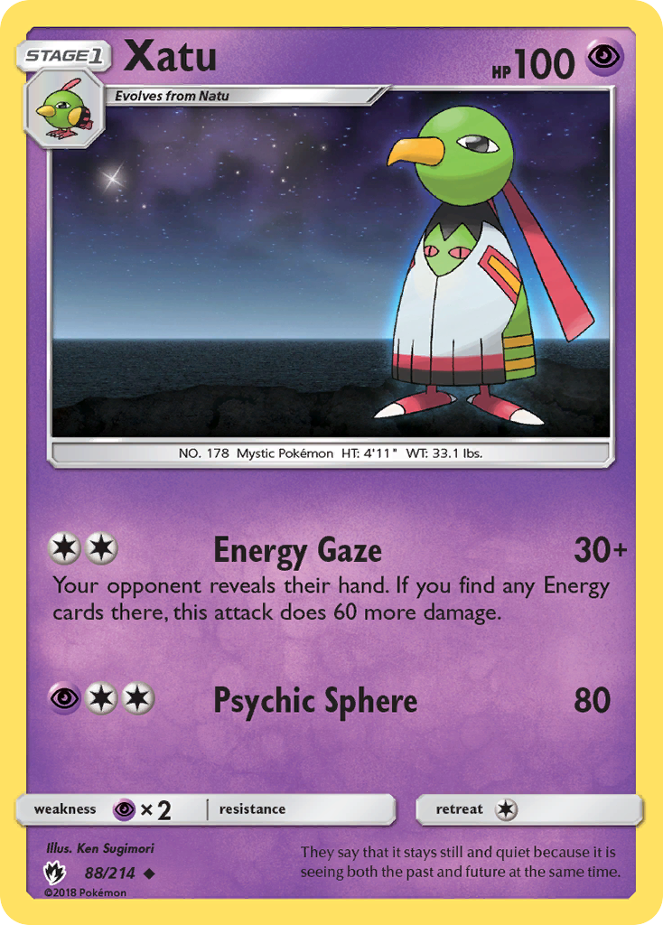 Xatu (88/214) [Sun & Moon: Lost Thunder] | Exor Games Truro