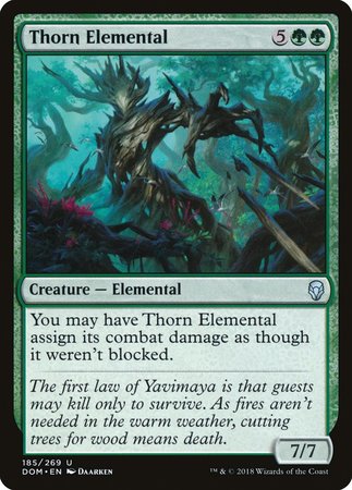 Thorn Elemental [Dominaria] | Exor Games Truro