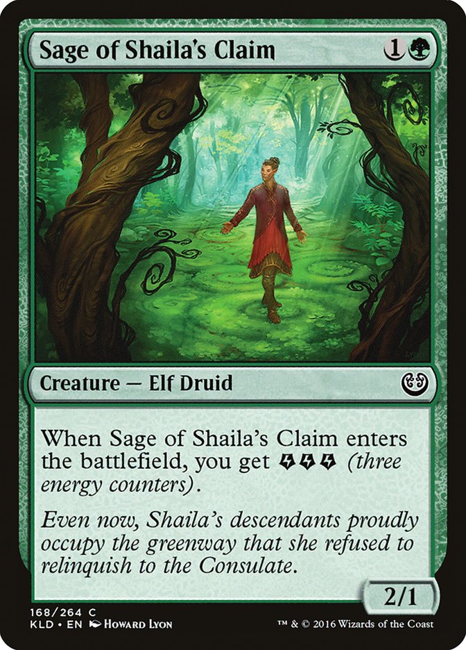 Sage of Shaila's Claim [Kaladesh] | Exor Games Truro