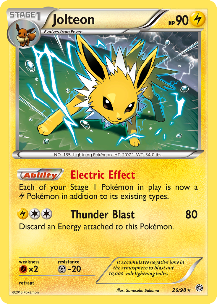 Jolteon (26/98) [XY: Ancient Origins] | Exor Games Truro