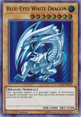 Blue-Eyes White Dragon (Version 2) [LCKC-EN001] Ultra Rare | Exor Games Truro