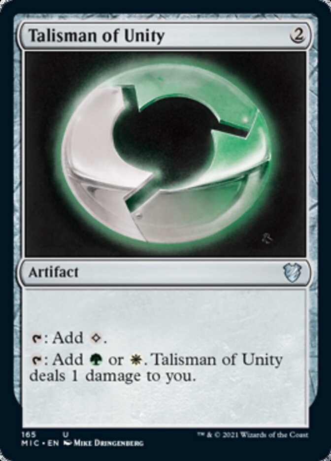 Talisman of Unity [Innistrad: Midnight Hunt Commander] | Exor Games Truro