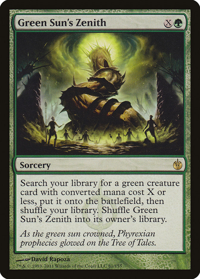 Green Sun's Zenith [Mirrodin Besieged] | Exor Games Truro