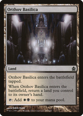 Orzhov Basilica [Commander 2011] | Exor Games Truro