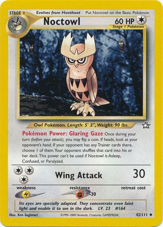 Noctowl (42/111) [Neo Genesis Unlimited] | Exor Games Truro