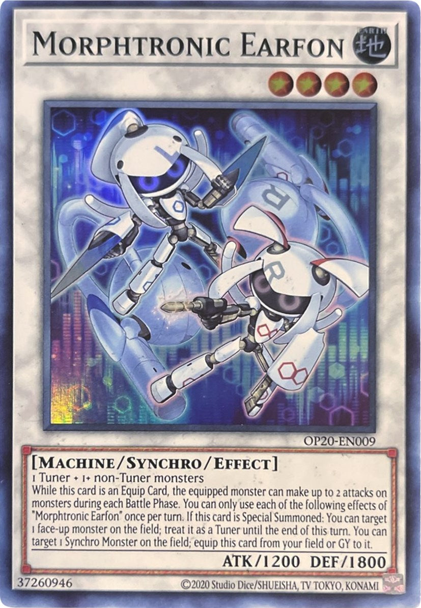 Morphtronic Earfon [OP20-EN009] Super Rare | Exor Games Truro