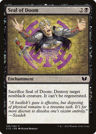 Seal of Doom [Commander 2015] | Exor Games Truro