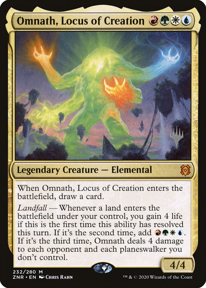 Omnath, Locus of Creation (Promo Pack) [Zendikar Rising Promos] | Exor Games Truro