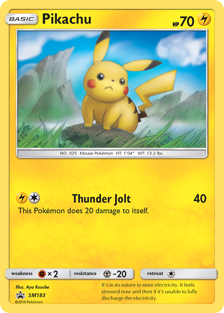 Pikachu (SM183) [Sun & Moon: Black Star Promos] | Exor Games Truro