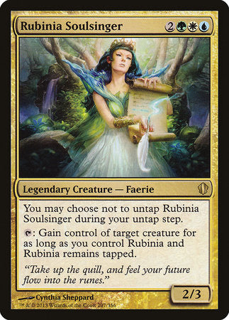 Rubinia Soulsinger [Commander 2013] | Exor Games Truro