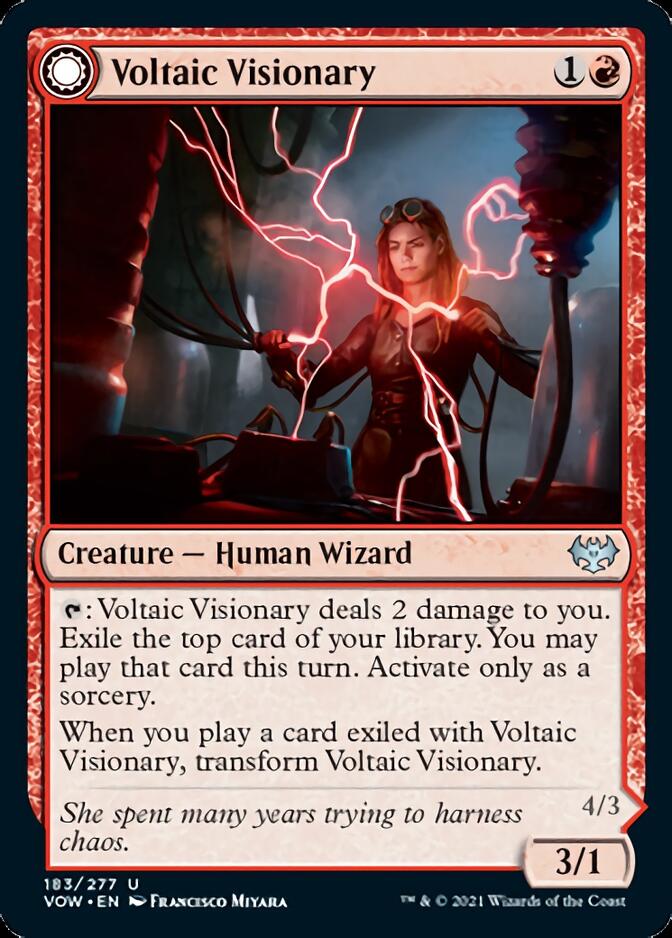 Voltaic Visionary // Volt-Charged Berserker [Innistrad: Crimson Vow] | Exor Games Truro