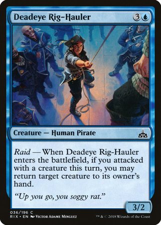 Deadeye Rig-Hauler [Rivals of Ixalan] | Exor Games Truro