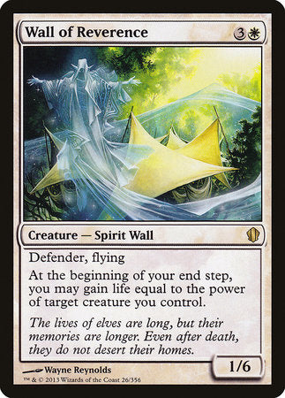 Wall of Reverence [Commander 2013] | Exor Games Truro