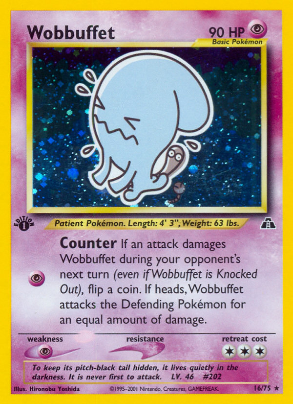 Wobbuffet (16/75) [Neo Discovery 1st Edition] | Exor Games Truro