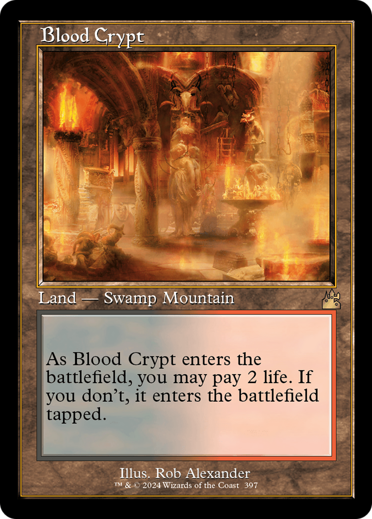 Blood Crypt (Retro) [Ravnica Remastered] | Exor Games Truro