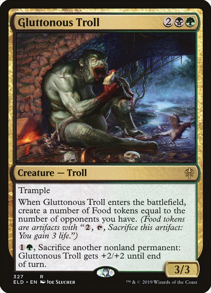 Gluttonous Troll [Throne of Eldraine] | Exor Games Truro