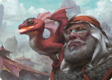 Dragon Whelp Art Card [Dominaria United Art Series] | Exor Games Truro