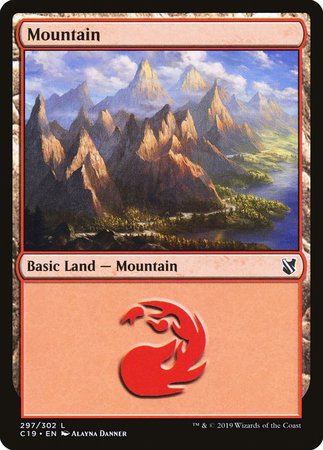 Mountain (297) [Commander 2019] | Exor Games Truro