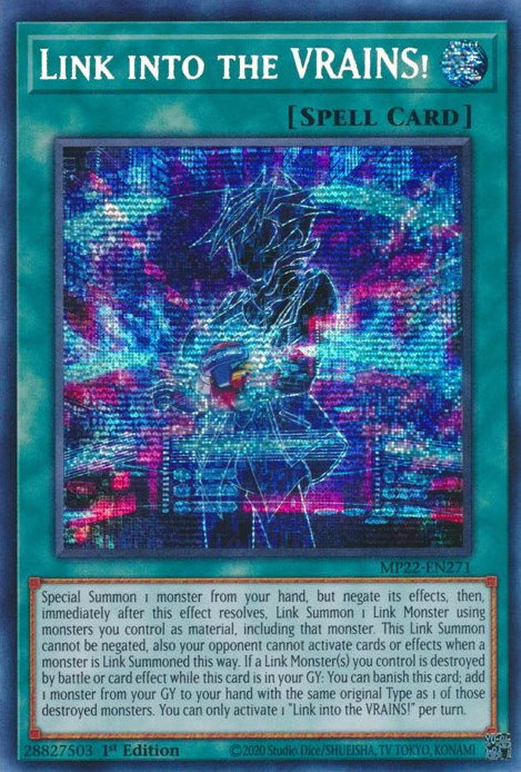 Link into the VRAINS! [MP22-EN271] Prismatic Secret Rare | Exor Games Truro