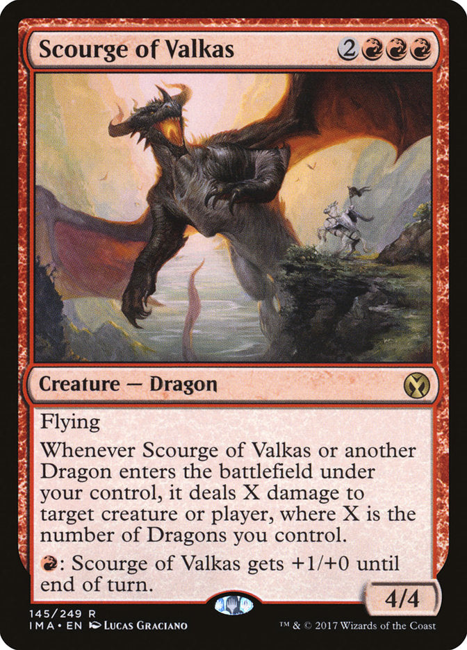 Scourge of Valkas [Iconic Masters] | Exor Games Truro