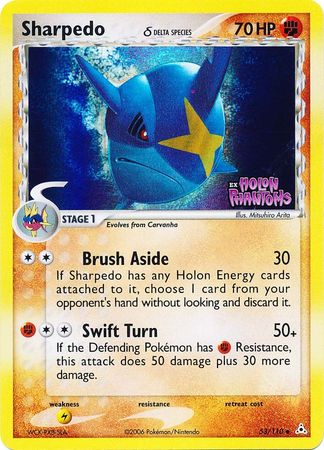 Sharpedo (53/110) (Delta Species) (Stamped) [EX: Holon Phantoms] | Exor Games Truro