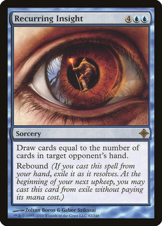 Recurring Insight [Rise of the Eldrazi] | Exor Games Truro