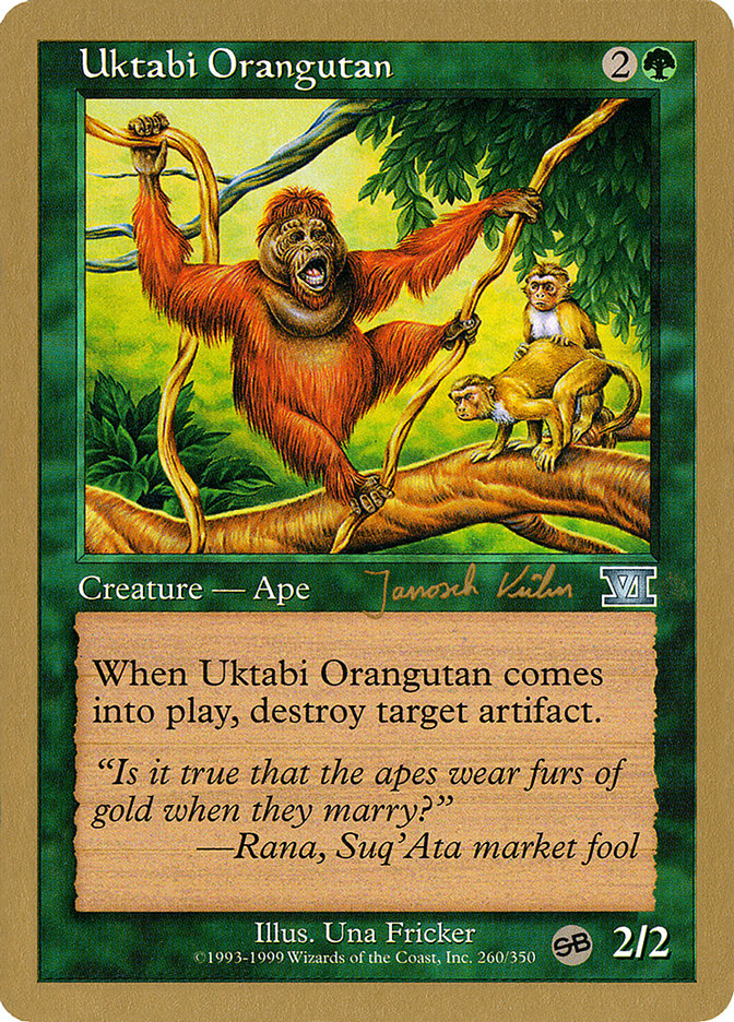 Uktabi Orangutan (Janosch Kuhn) (SB) [World Championship Decks 2000] | Exor Games Truro