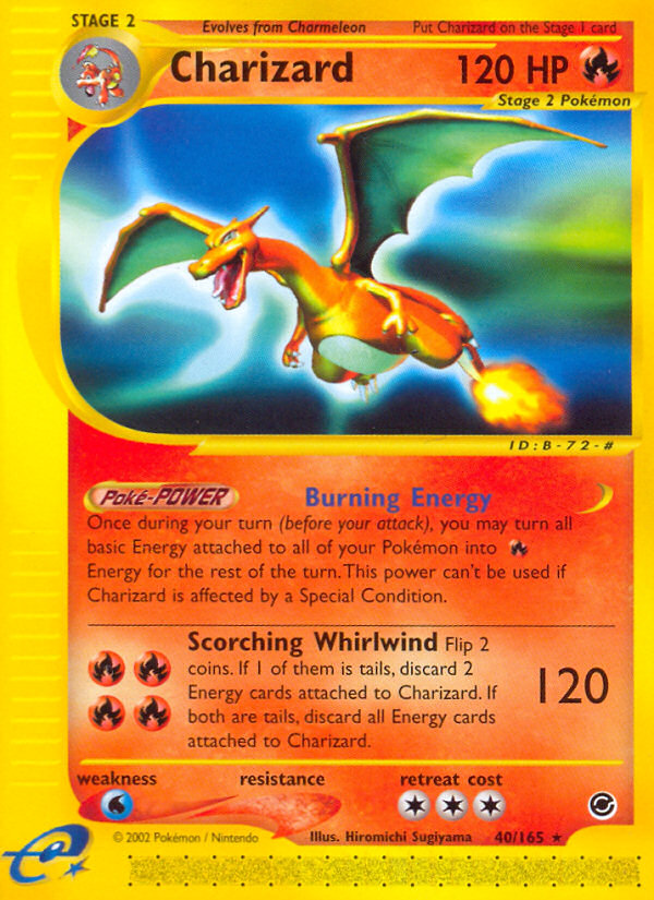 Charizard (40/165) [Expedition: Base Set] | Exor Games Truro