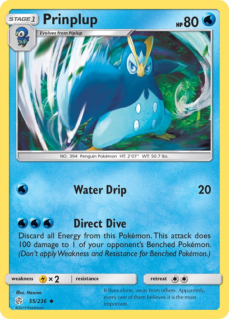 Prinplup (55/236) [Sun & Moon: Cosmic Eclipse] | Exor Games Truro