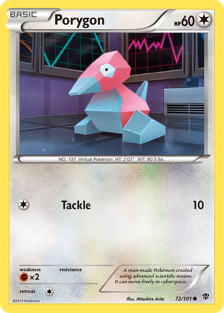 Porygon (72/101) [Black & White: Plasma Blast] | Exor Games Truro