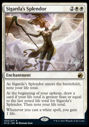 Sigarda's Splendor (Promo Pack) [Innistrad: Midnight Hunt Promos] | Exor Games Truro