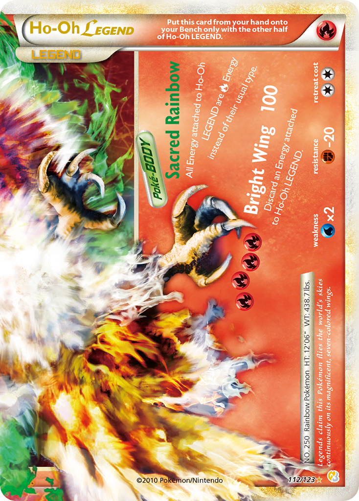 Ho-Oh LEGEND (112/123) [HeartGold & SoulSilver: Base Set] | Exor Games Truro