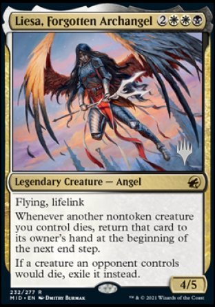 Liesa, Forgotten Archangel (Promo Pack) [Innistrad: Midnight Hunt Promos] | Exor Games Truro