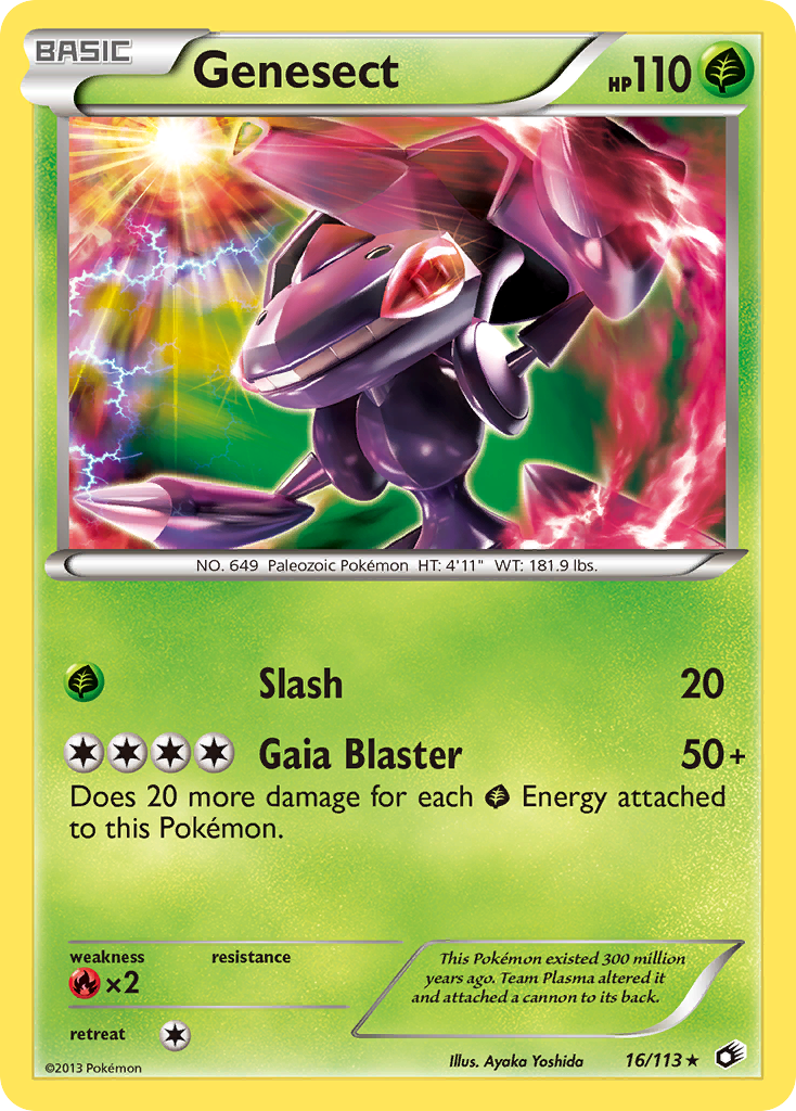 Genesect (16/113) [Black & White: Legendary Treasures] | Exor Games Truro