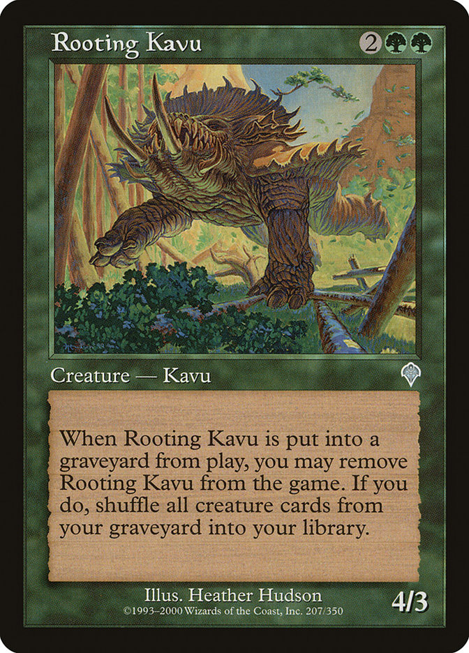 Rooting Kavu [Invasion] | Exor Games Truro