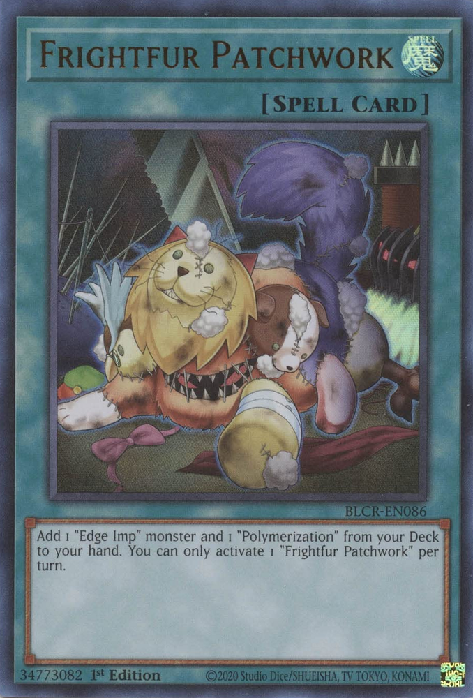 Frightfur Patchwork [BLCR-EN086] Ultra Rare | Exor Games Truro