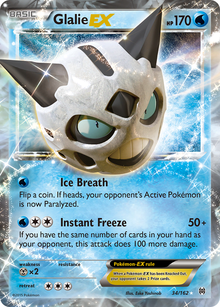 Glalie EX (34/162) [XY: BREAKthrough] | Exor Games Truro