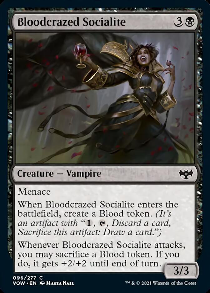 Bloodcrazed Socialite [Innistrad: Crimson Vow] | Exor Games Truro