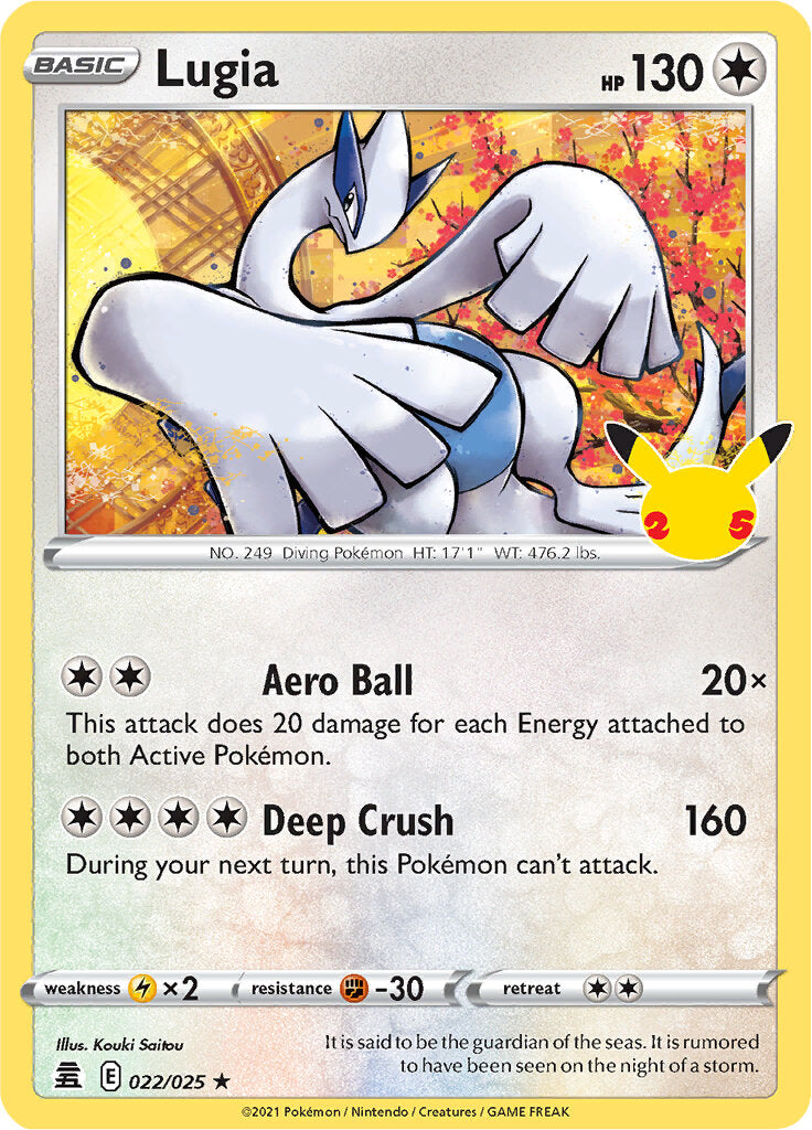 Lugia (022/025) [Celebrations: 25th Anniversary] | Exor Games Truro