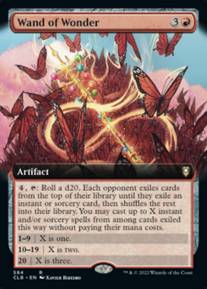 Wand of Wonder (Extended Art) [Commander Legends: Battle for Baldur's Gate] | Exor Games Truro