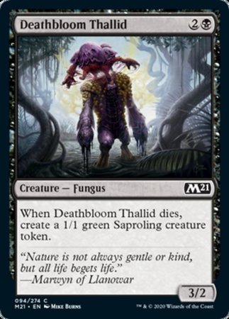 Deathbloom Thallid [Core Set 2021] | Exor Games Truro