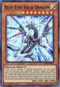 Blue-Eyes Solid Dragon (Blue) [LDS2-EN014] Ultra Rare | Exor Games Truro