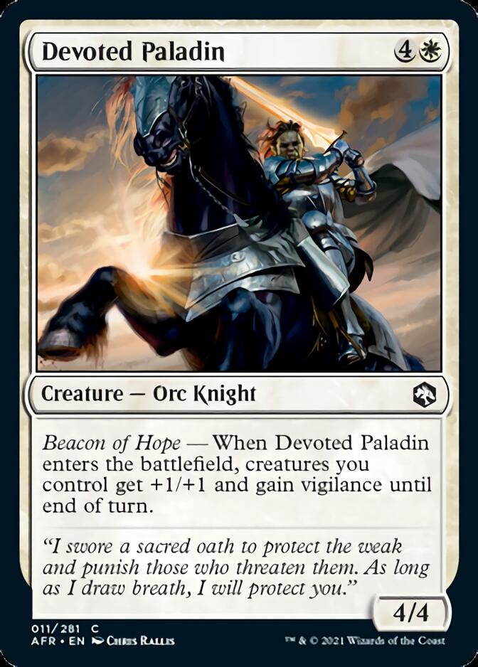 Devoted Paladin [Dungeons & Dragons: Adventures in the Forgotten Realms] | Exor Games Truro