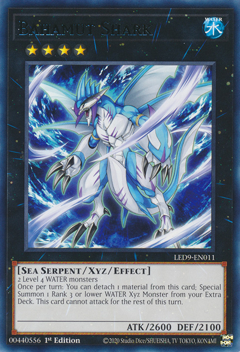 Bahamut Shark [LED9-EN011] Rare | Exor Games Truro