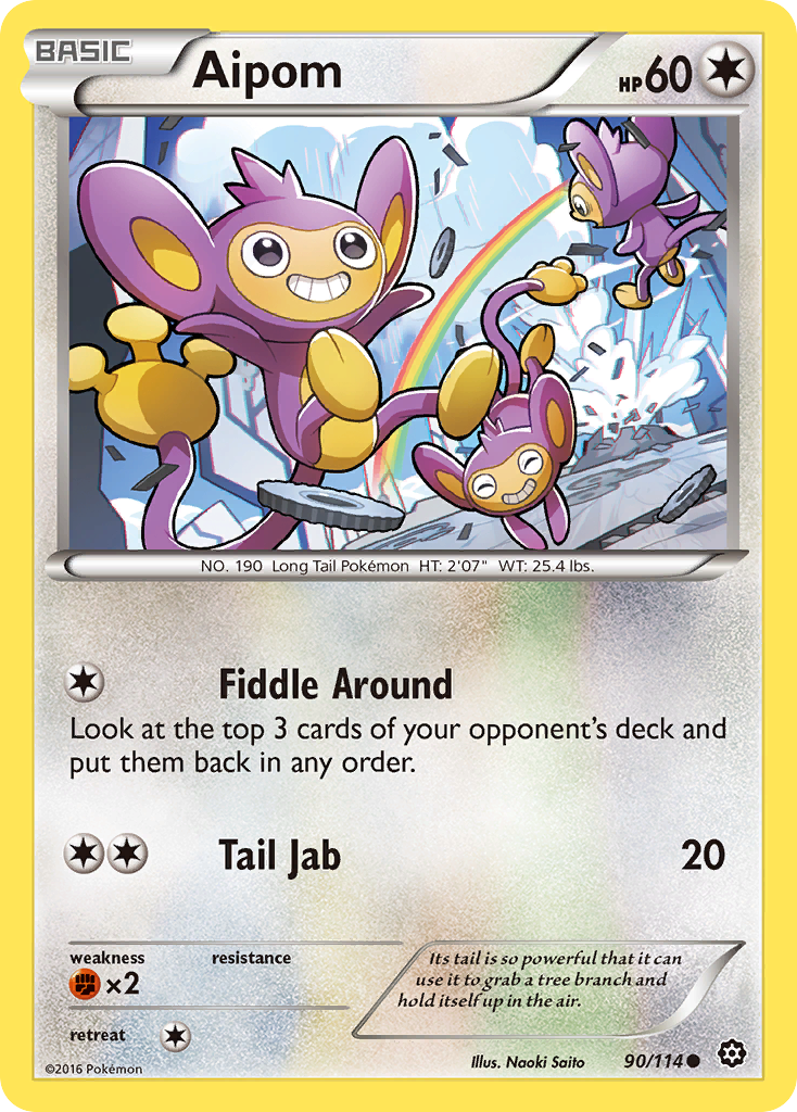 Aipom (90/114) [XY: Steam Siege] | Exor Games Truro