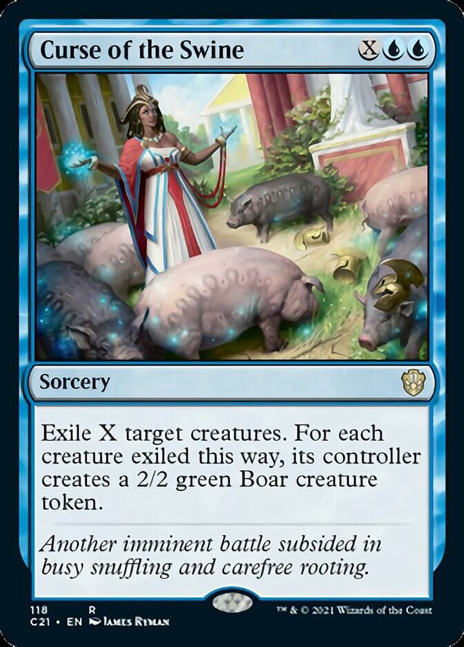 Curse of the Swine [Commander 2021] | Exor Games Truro