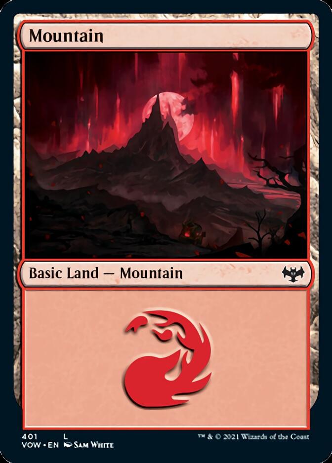 Mountain (401) [Innistrad: Crimson Vow] | Exor Games Truro