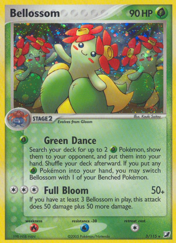 Bellossom (3/115) [EX: Unseen Forces] | Exor Games Truro