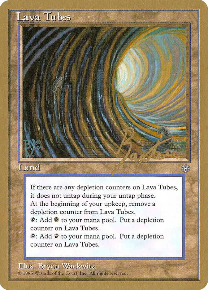 Lava Tubes (George Baxter) [Pro Tour Collector Set] | Exor Games Truro